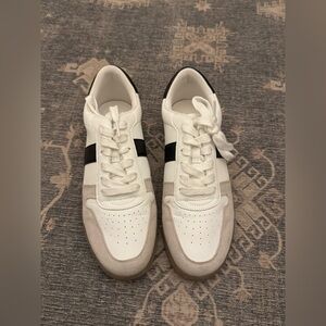a new day Women's White and Beige Athletic Shoes